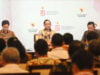 Mendagri Muhammad Tito Karnavian pada Rapat Koordinasi Nasional (Rakornas) Transisi Penanganan Covid-19 dan Pemulihan Ekonomi Nasional
