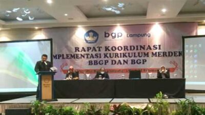 Machiavelli Jadi Narasumber Rakor dan Perencanaan Implementasi Kurikulum Merdeka BBGP/BGP Lampung