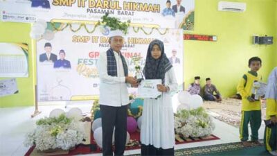 SMP IT Darul Hikmah Pasbar Sukses Gelar Festival Tahfiz Ramadhan Tingkat Sumbar