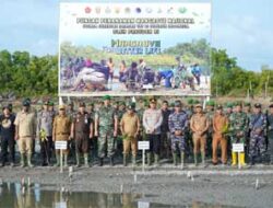 Bupati Asahan Ikuti Penanaman Mangrove Nasional bersama TNI