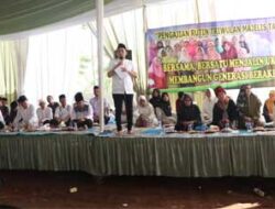 Wabup Lampura Hadiri Pengajian Akbar Forum Silaturahmi Majelis Taklim Sungkai Selatan