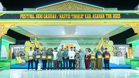 Penutupan Festival Seni Nasyid/Qasidah Tingkat Kabupaten Asahan