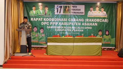 Wabup Asahan Ikuti Rangkaian Rakorcab DPC PPP Kabupaten Asahan