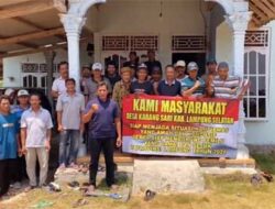 FORMASTA Desa Karang Sari Ajak Masyarakat Lampung Selatan Ciptakan Kamtibmas yang Aman dan Kondusif