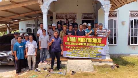 FORMASTA Desa Karang Sari Ajak Masyarakat Lampung Selatan Ciptakan Kamtibmas yang Aman dan Kondusif