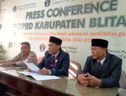 DPRD Kabupaten Blitar Gelar Paripurna Pelantikan PAW Periode 2019-2024
