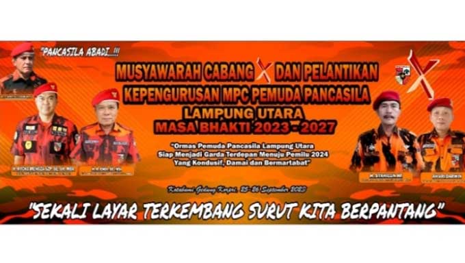 Muscab X MPC Pemuda Pancasila Lampung Utara