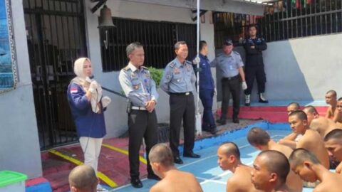 Pengawasan P4GN, Rutan Kelas IIB Krui Jalin Sinergitas Bersama BNN Kabupaten Tanggamus