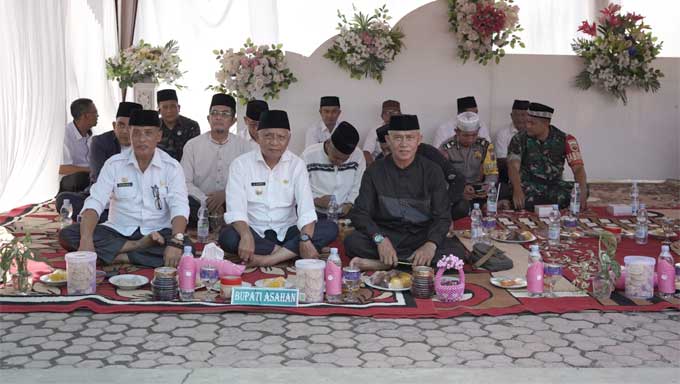 Bupati Asahan Ikuti Pengajian Akbar Kecamatan Pulau Raja di Masjid Istiqamah Desa Orika