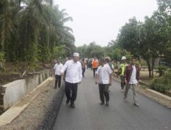 Bupati Pasbar Tinjau Progres Peningkatan Jalan Tombang Padang-Silayang Mudik