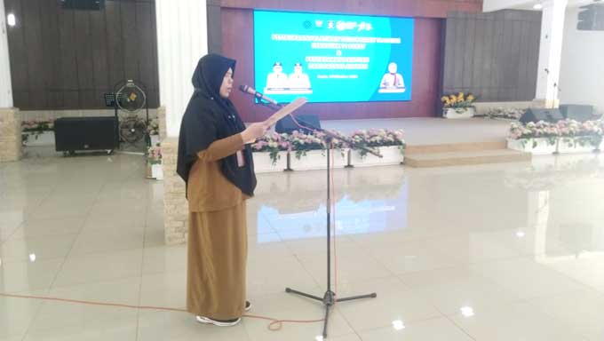 Kepala Dinas Ketenagakerjaan Kabupaten Asahan, Meilina Siregar.