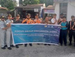 Dishub Provsu Sosialisasi Keselamatan Pengguna Jalan Perlintasan KA di Pulau Rakyat