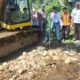 Bupati Pesibar Tinjau Pembangunan Irigasi Way Laay Kiri yang Jebol