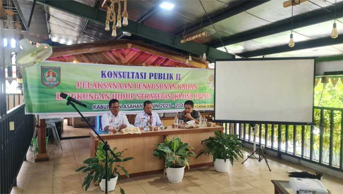 Konsultasi Publik II Penyusunan Kajian KLHS RPJPD Kabupaten Asahan Tahun 2025-2045