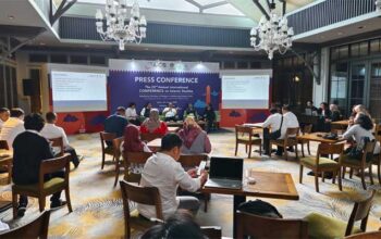 Konferensi Pers bersama Staf Khusus Menag bidang Media dan Komunikasi Publik Wibowo Prasetyo