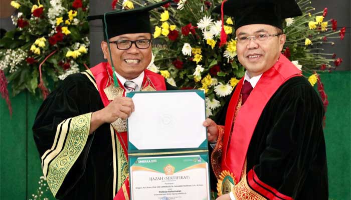 Hoiruddin Hasibuan Dikukuhkan Jadi Guru Besar Bidang Ilmu Hukum Unissula Semarang