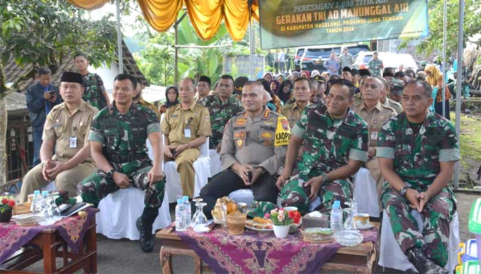 Danrem 072 Pamungkas Hadiri Launching Program TNI AD Manunggal Air di Girirejo