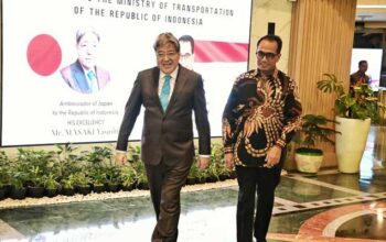 Menteri Perhubungan, Budi Karya Sumadi bertemu dengan Duta Besar (Dubes) Jepang yang baru untuk Indonesia, Yasushi Masaki