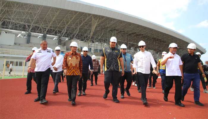 Menpora bersama Menko PMK Tinjau Venue Atletik dan Stadion Utama Sumut untuk PON XXI Aceh-Sumut
