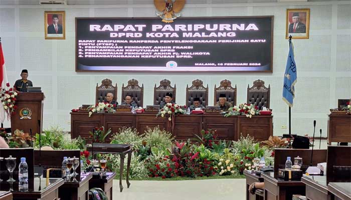 Rapat Paripurna DPRD Kota Malang Bahas Ranperda Perpustakaan
