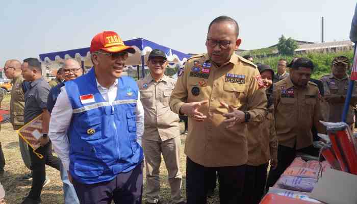 Kemensos mengukuhkan 60 relawan KSB di Kecamatan Cimahi Selatan, Kota Cimahi, Provinsi Jawa Barat.