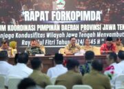 Bupati Purworejo, Hj Yuli Hastuti bersama Forkopimda hadiri Rakor Forkopimda Provinsi Jawa Tengah