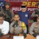 Konferensi pers Polres Purworejo terkait penangkapan tersangka judi togel